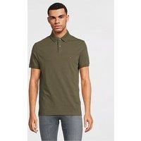 Tommy Hilfiger Men’s Short Sleeve 1985 Regular Fit Polo Shirt, Green (Army Green), M