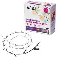 WiZ RGBIC Smart LED Fairy Light with Music Sync, 160 LEDs, 16 Million Colours, 8 Light Zones, Connects to WiFi, Voice/app Control, Works with Google Home, Alexa, LED Lights for Bedroom, Living Room