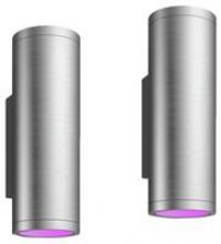 Philips Hue Appear White And Colour Ambiance Smart Outdoor Wall Light Innox Twin Pack