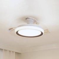 Philips Led Bliss 28W Ceiling Light with 35W Fan, 2700K-4000K-5500K, Remote Control, Gold, for Ceiling Lighting, Living Room and Bedroom