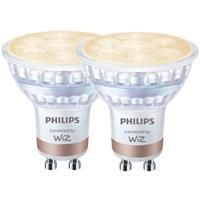 Philips GU10 Dimmable Glass Smart Bulb Tunable White 4.7W 345lm Twin Pack (2 Pack)