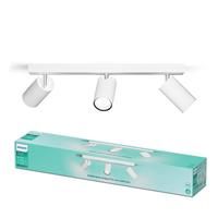 PHILIPS Idris 3-Head spot, GU10 lamp not Included, White, IP44, Water-Resistant