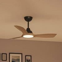 Philips LED fan Olas, 106 cm, brown/black, quiet