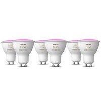 Philips Hue 4.2W GU10 Colour Smart LED 6-Pack Bulbs