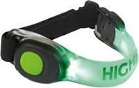 Highroad Neon LED Armband Green Safety Running