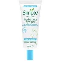 Simple Water Boost Hydrating Eye Gel cruelty-free and vegan for the deep & long-lasting hydration of screen-stressed and tired eyes 25 ml