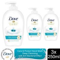 Dove Deeply Nourishing, Pampering Care, Fine Silk or Care&Protect HandWash 250ml