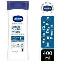 Vaseline Expert Care Instant Dry Skin Rescue dermatologically tested Body Lotion moisturiser for very dry skin 400 ml