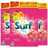 Surf Washing Powder Tropical 45 Washes  wilko