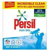 Persil Non Bio Washing Powder XXL Family Pack 100% recyclable pack for stain removal that/'s gentle next to sensitive skin 3.85 kg (77 washes)