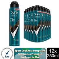 Sure Sport Cool Anti-perspirant 72h Protection, 250ml