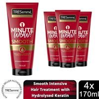 TRESemme 1 Minute WOW Smooth Intensive Hair Treatment with Hydrolysed Keratin & Pro-Bond Plex for frizzy, damaged hair 170 ml