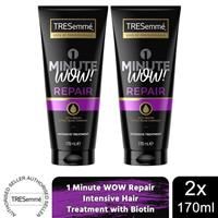TRESemme 1 Minute WOW Repair Intensive Hair Treatment with Biotin & Pro-Bond Complex for damaged hair 170 ml