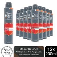 3x Dove Anti-Perspirant Men+Care Advanced Anti-Bac Odour Defence 72H Deo, 200ml