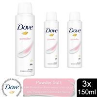 Dove Powder Anti-perspirant Deodorant Spray with ¼ moisturising cream for 48 hours of protection 150 ml