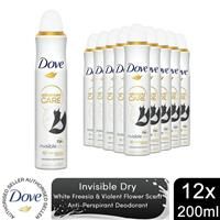 Dove Advanced Care Invisible Dry Anti-perspirant Deodorant Spray with Triple Moisturising technology aerosol for 72 hours of protection 200 ml