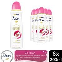 3x Dove Advanced Care Antiperspirant Deodorant Pomegranate&Lemon Verbena, 200ml