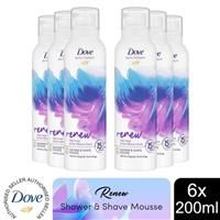 Dove Bath Therapy Renew Shower & Shave Mousse B.Orange & Spiced Rhu Scent 200ml