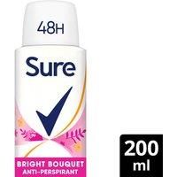 Sure Anti-Perspirant Aerosol Bright Bouquet 200ml