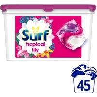 Surf Washing Capsules Tropical Lily 3 in 1 Capsules 45 washes