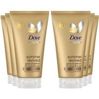 Dove Derma Spa 'Face Cream' Summer Revived Self Tan, 6x75ml in Gold