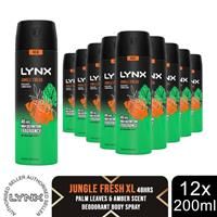 Lynx XL 48H Odour Protection Body Spray Deo, Black, Ice-Chill or Africa, 200ml