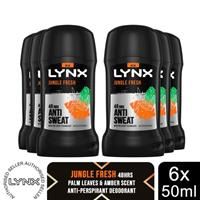 Lynx Anti-Perspirant Deodorant Stick 48H Odour Protection Jungle Fresh, 50ml