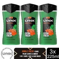 Lynx Shower Gel 12 Hours of Refreshing Fragrance with 100% Moisturisers, 225ml