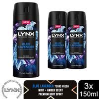 Lynx Fine Fragrance Collection Blue Lavender Premium Deodorant Bodyspray 150 ml