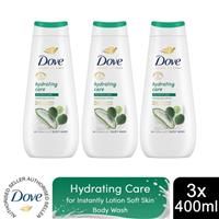 Dove Advanced Care Body Wash 24H Renewing Micromoisture & Lotion Soft Skin 400ml