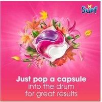 Surf 3 in 1 Laundry Washing Detergent Capsules Tropical Lily, 72 Washes