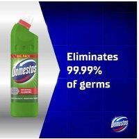 Domestos Thick Bleach Mountain Fresh Multi-Surface Toilet Cleaner 1L, 12 Pack