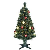 Kaemingk Everlands Londen/London Fibre Optic Christmas Tree, 4ft