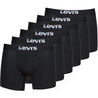 LEVIS Men/'s Boxer, Black, S (Pack of 6)