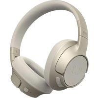 Fresh /'n Rebel Clam Fuse Bluetooth Headphones Over Ear with Hybrid Active Noise Cancelling, with ENC Microphone (perfect conversations), Ambient Noise Mode, 45 hours Play Time, Wireless (Silky Sand)