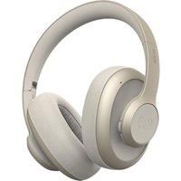Fresh /'n Rebel Clam Blaze Bluetooth Headphones Over Ear with 80 hours playtime, with ENC microphone, Wind-Noise cancelling, Wireless, Fast Charging, Button control, Ambient sound mode (Silky Sand)