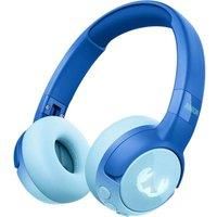 Fresh /'n Rebel Code Junior, Wireless Bluetooth On Ear Kids Headphones, Safe Sound (<85dB), Audio Cable included, Buddy Beats, LED Light effects, 48h Playtime (Wavy Water)