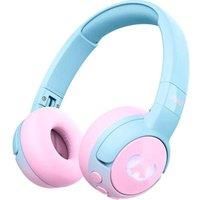Fresh /'n Rebel Code Junior, Wireless Bluetooth On Ear Kids Headphones, Safe Sound (<85dB), Audio Cable included, Buddy Beats, LED Light effects, 48h Playtime (Cool Candy)