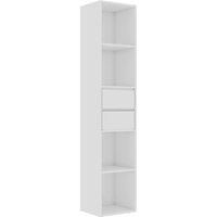 Book Cabinet Bedroom Bookcase Book Rack Standing Shelf Engineered Wood vidaXL