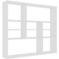 Wall Shelf Wall-Mounted Shelf Storage Display Rack Engineered Wood vidaXL