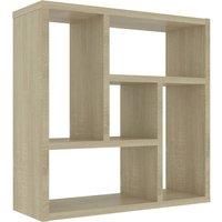 Wall Shelf Wall-Mounted Shelf Storage Display Rack Engineered Wood vidaXL