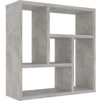 Wall Shelf Wall-Mounted Shelf Storage Display Rack Engineered Wood vidaXL