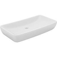 Luxury Basin Rectangular Ceramic Bathroom Vanity Sink Multi Colours vidaXL
