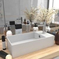 Bathroom Sink with Overflow Ceramic Vanity Vessel Sink Multi Colours vidaXL