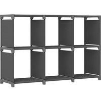 Display Shelf Free Standing Shelf Storage Cube Organiser Unit Fabric vidaXL