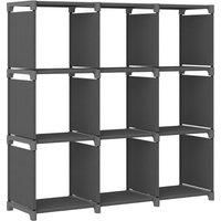 Display Shelf Free Standing Shelf Storage Cube Organiser Unit Fabric vidaXL