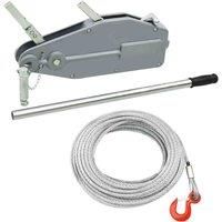vidaXL Wire Rope Hoist Winch 800 Kg