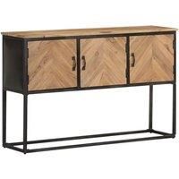 Solid Acacia Wood Sideboard Industrial Side Cabinet Standing Shelf vidaXL