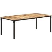 Dining Table Kitchen Dining Room Side Dinner Table Rough Mango Wood vidaXL