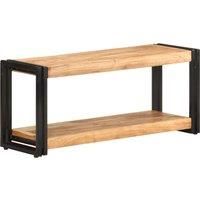 Vidaxl Tv Cabinet 90X30X40 Cm Solid Acacia Wood, Brown